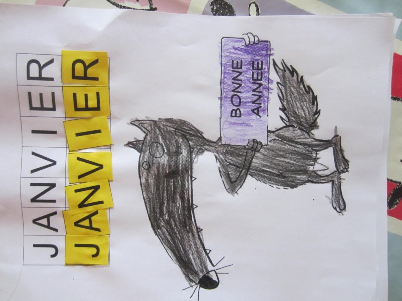 Coloriage et reconstitution d'un mot