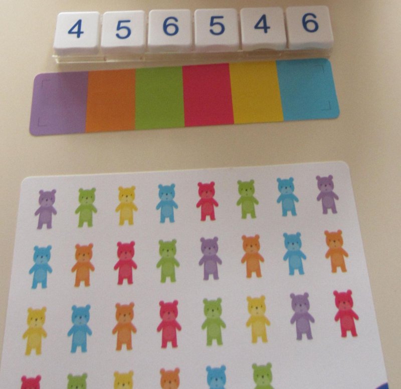 Num&eacute;ration de 1 &agrave; 6