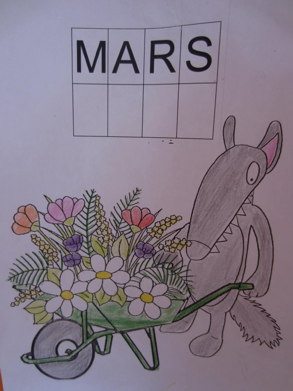 Coloriage et reconstitution d'un mot