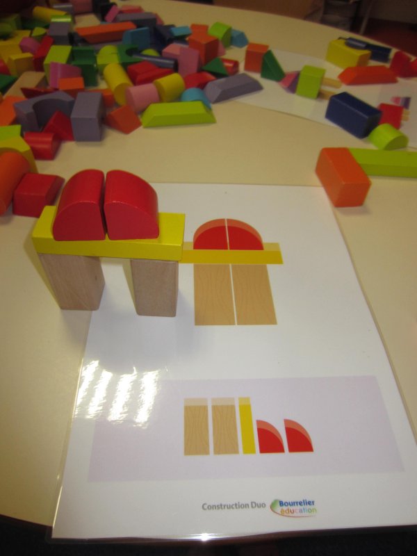 Construction en bois en respectant un mod&egrave;le