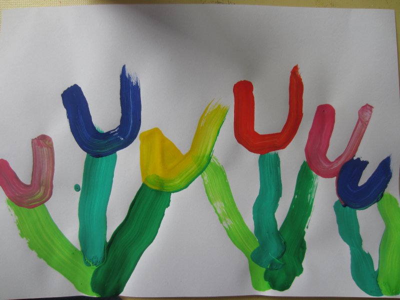 R&eacute;alisation d'une peinture printani&egrave;re